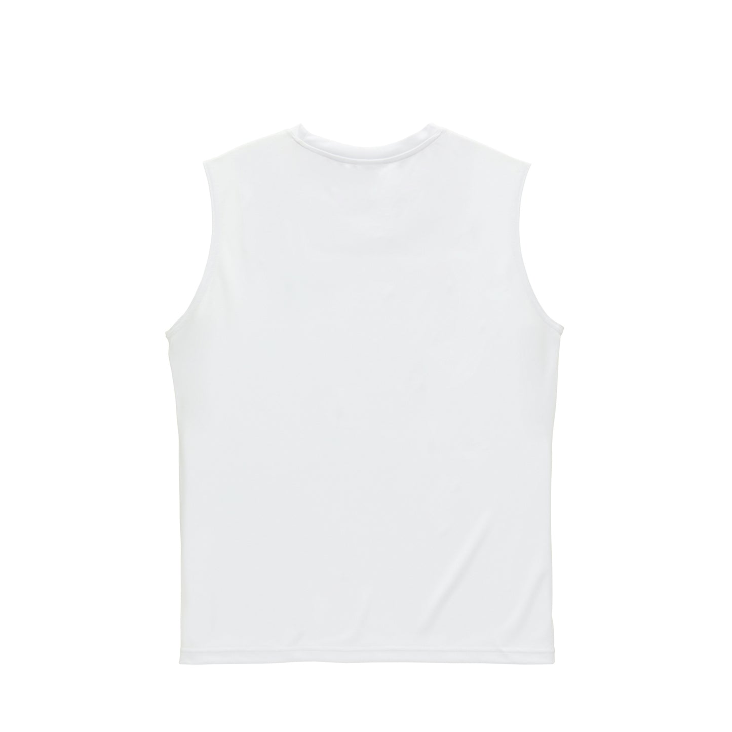 ドライスムース リサイクルポリエステル スリーブレスシャツ white image