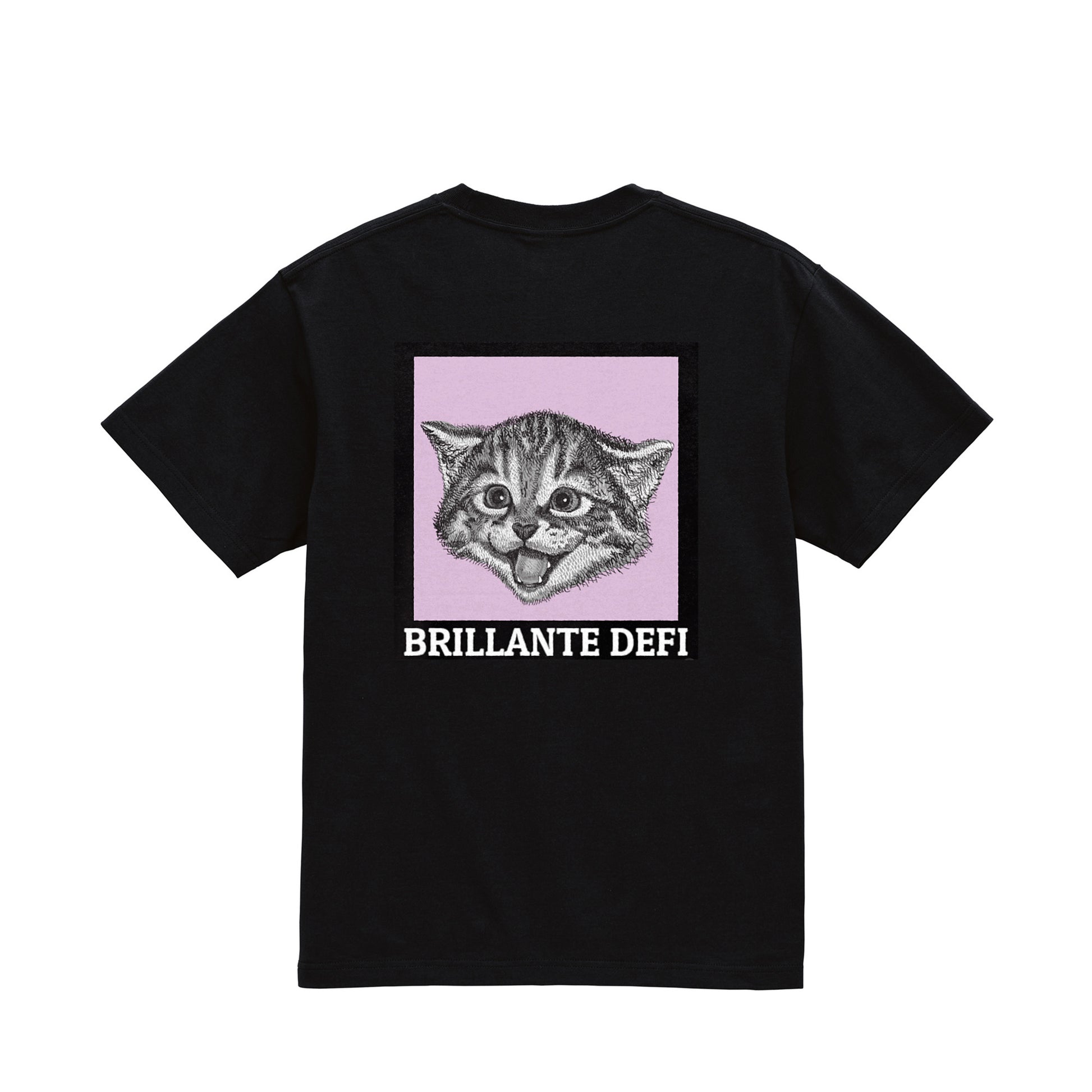 BRILLANTE DEFI Kitten Graphic Tee black image