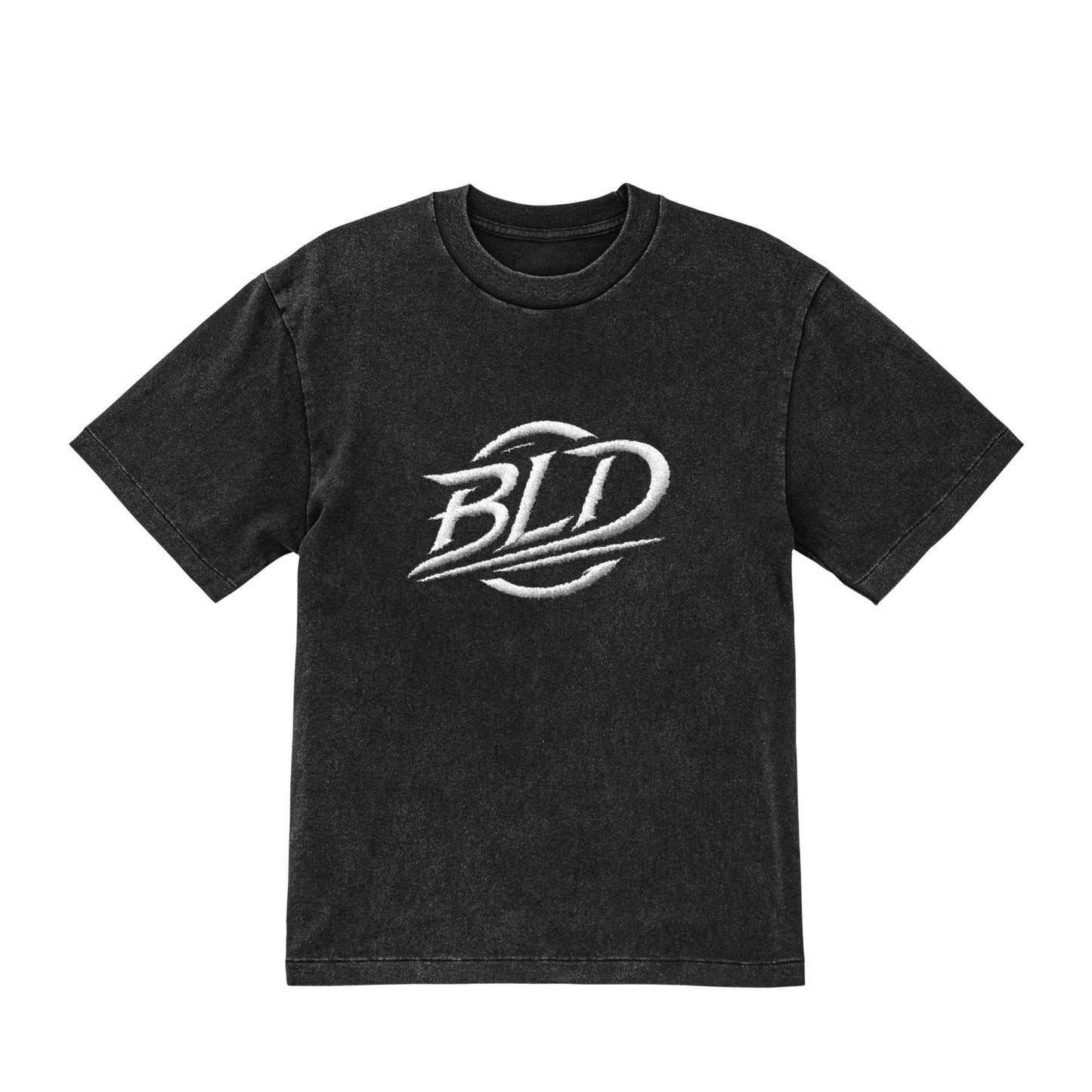 オープンエンド フェードウォッシュ Tシャツ fade-black image