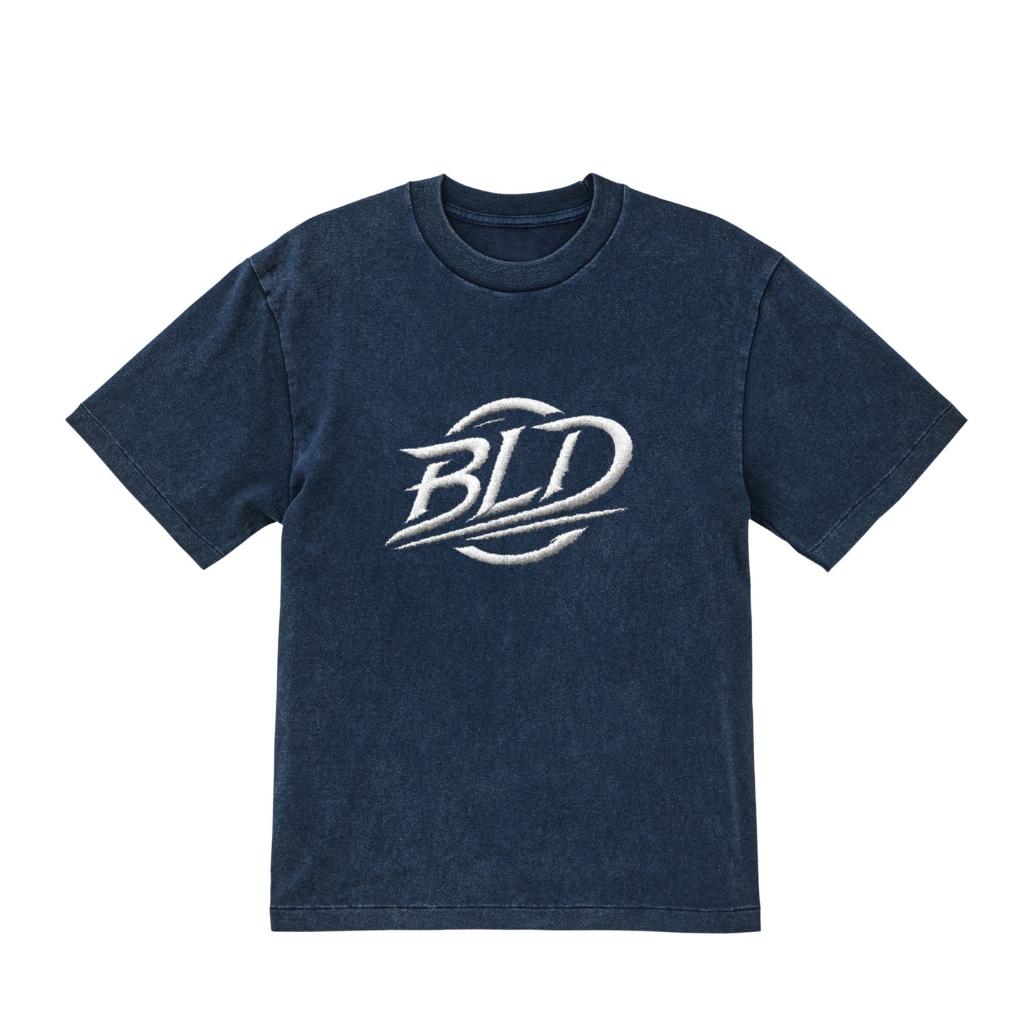 オープンエンド フェードウォッシュ Tシャツ fade-navy image