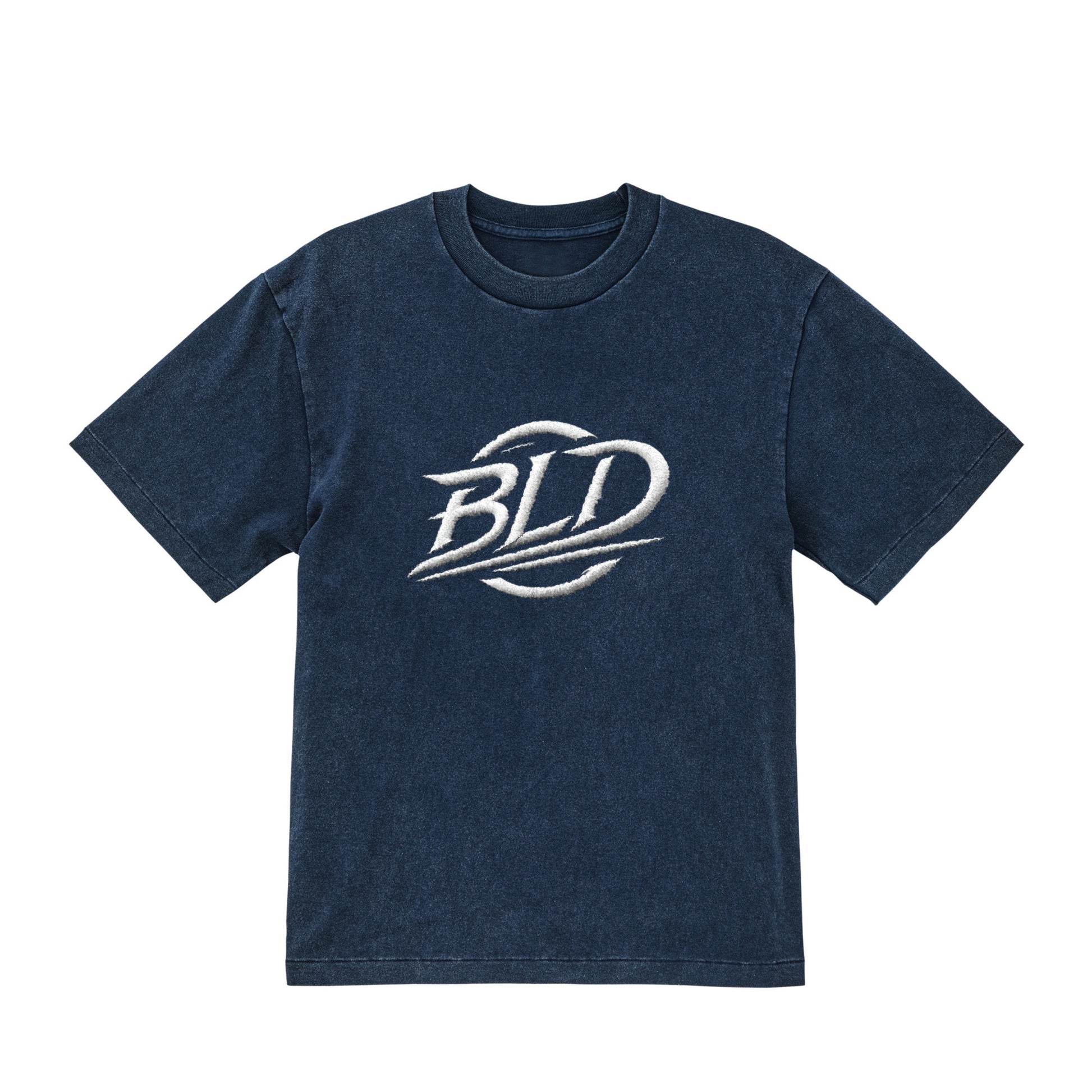 オープンエンド フェードウォッシュ Tシャツ fade-navy image