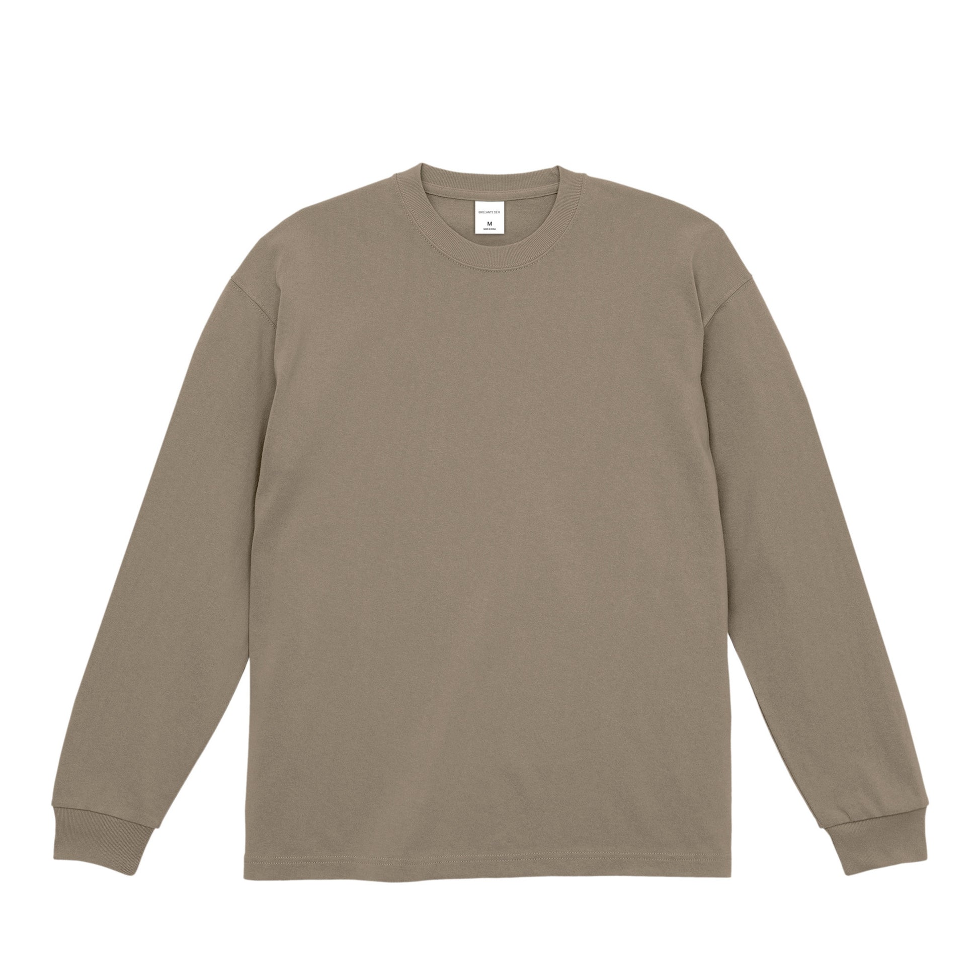 BRILLANTE DEFI ナンバー３２ビッグシルエット ロングスリーブ Tシャツ acid-khaki image