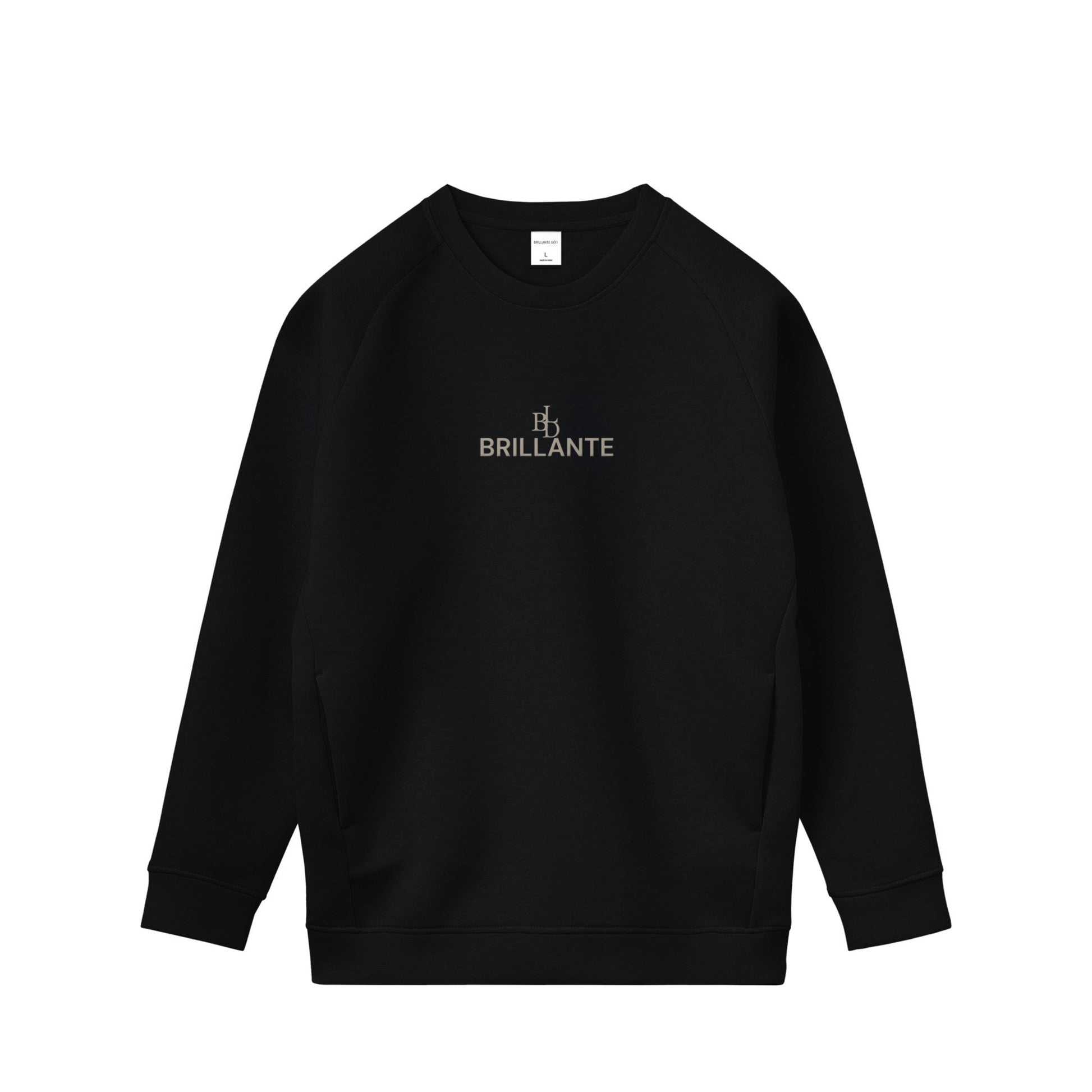  ドライストレッチクルーネックトレーナー black image
