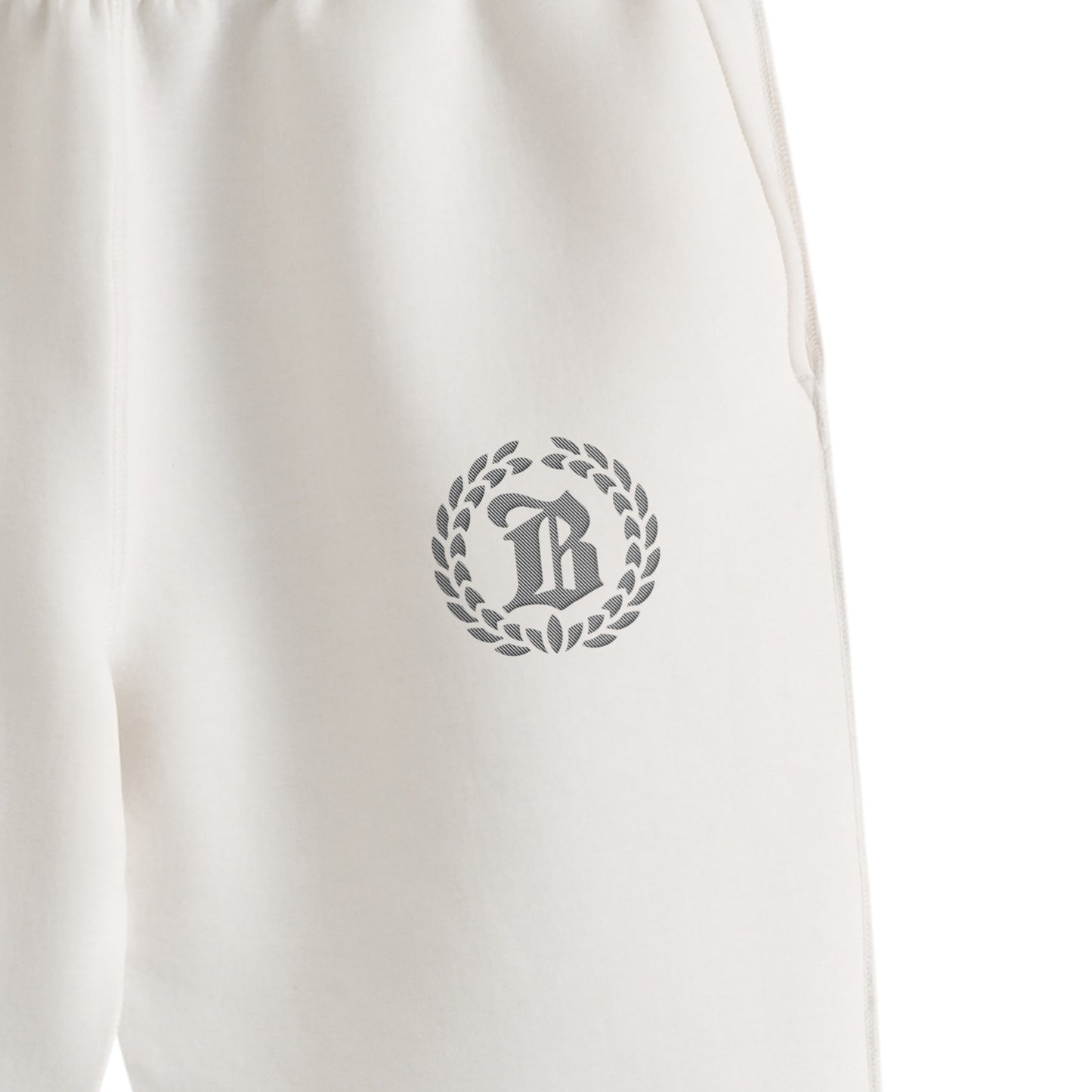 BRILLANTE DEFI Bロゴダンボールニット素材スェットパンツ off-white image