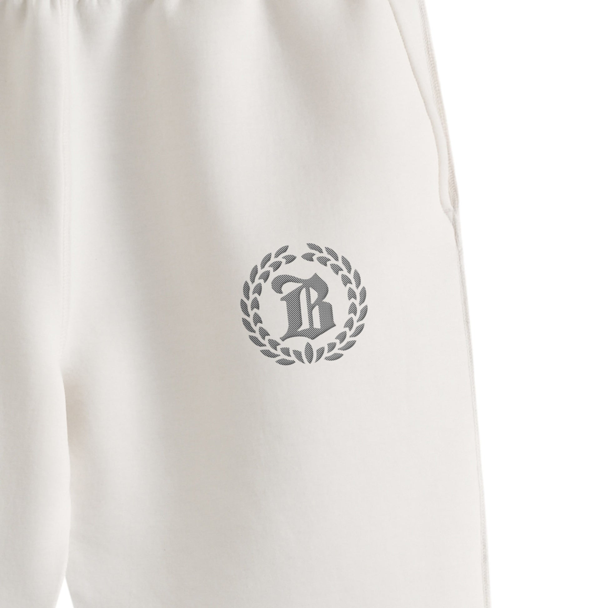 BRILLANTE DEFI Bロゴダンボールニット素材スェットパンツ off-white image