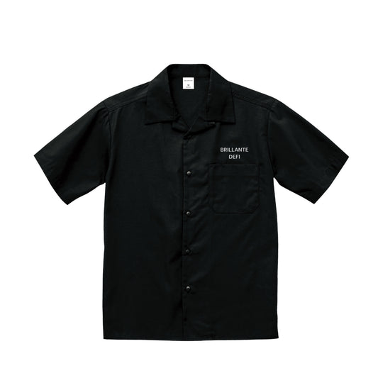  半袖オープンショートスリーブシャツ black image
