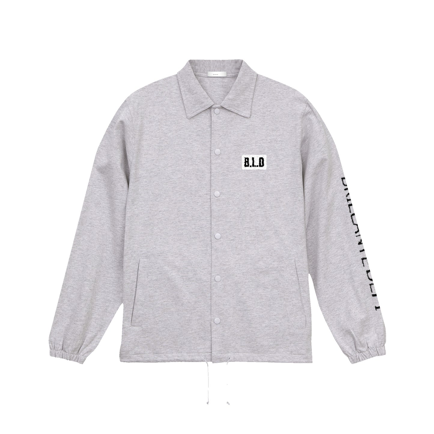 オンス コットン ジャージー コーチ ジャケット（一重 ash image