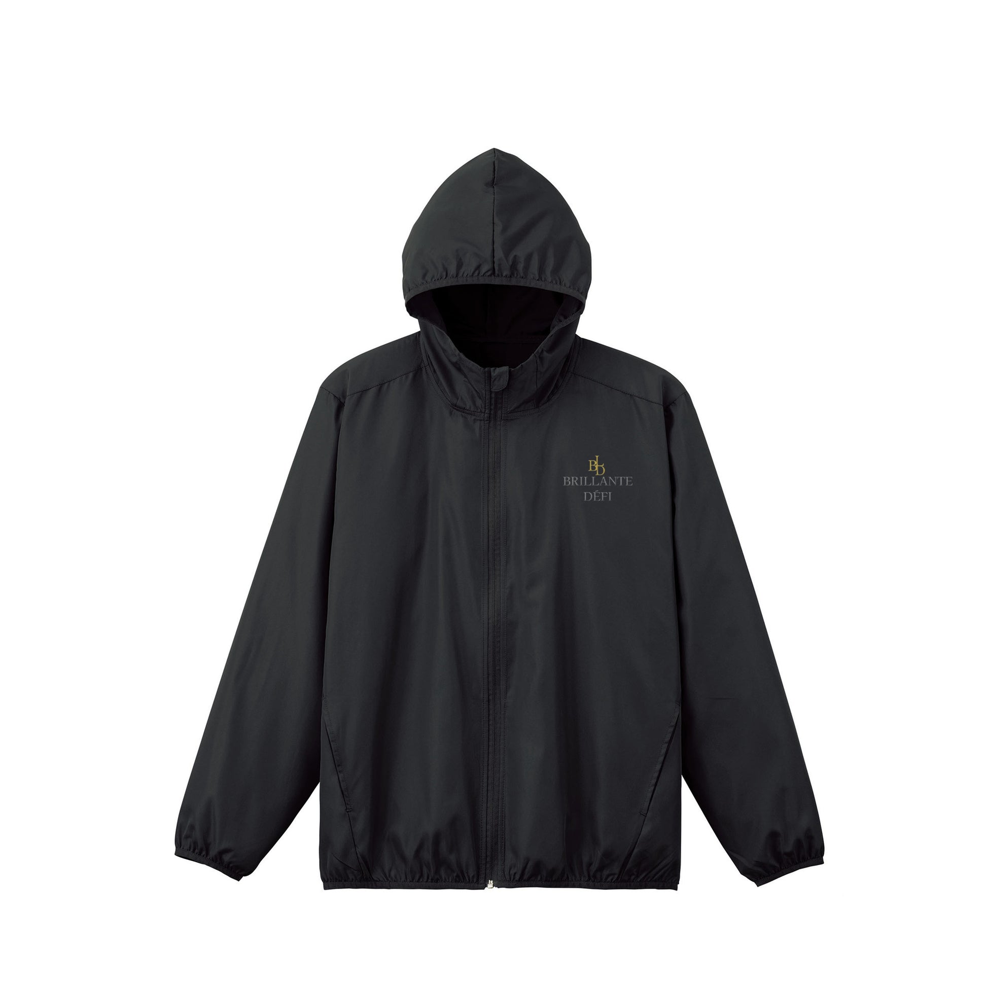 リサイクルタフタフーデットジャケット black image