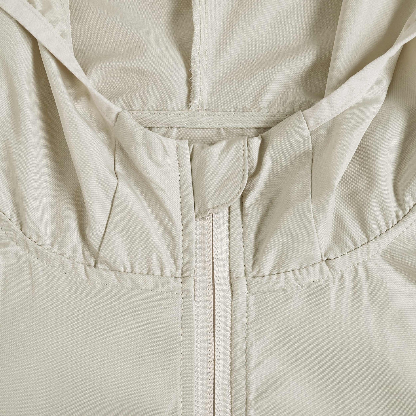 リサイクルタフタフーデットジャケット ivory image