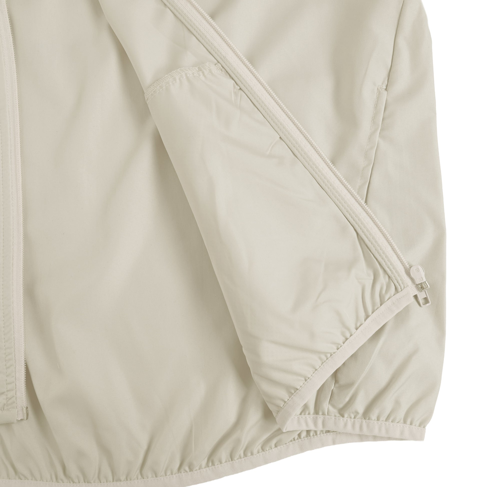 リサイクルタフタフーデットジャケット ivory image