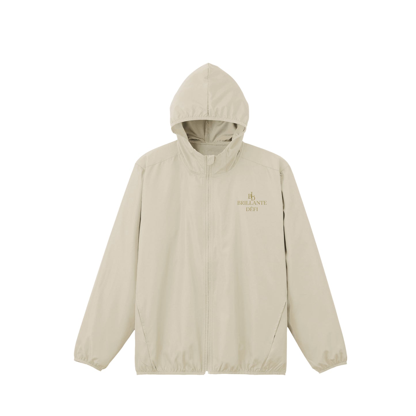 リサイクルタフタフーデットジャケット ivory image