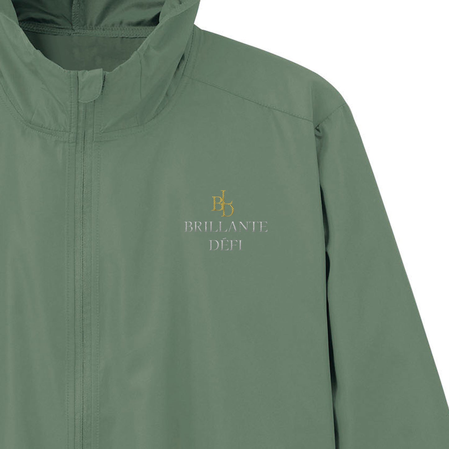 リサイクルタフタフーデットジャケット olive image