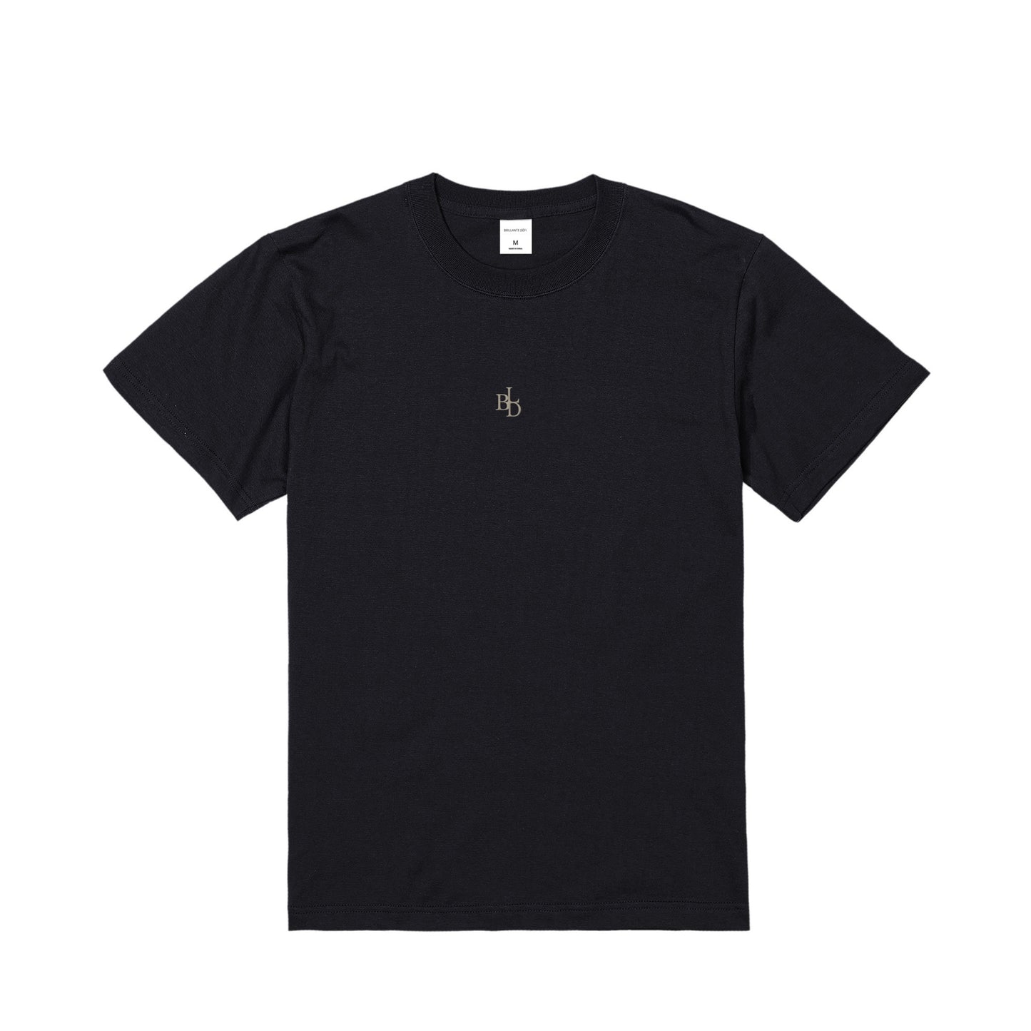 シンプルワンポイントアクセント半袖Tシャツ