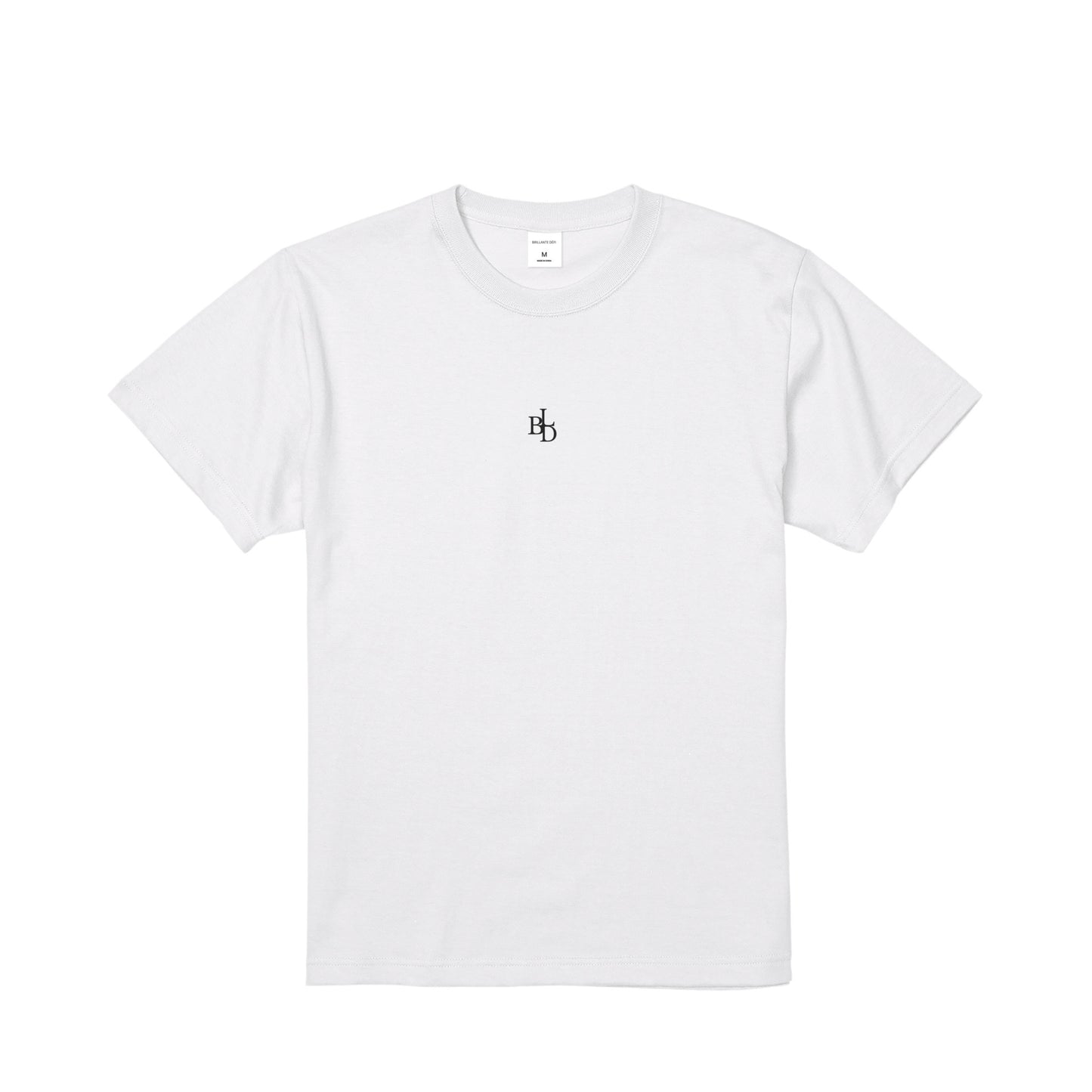 シンプルワンポイントアクセント半袖Tシャツ