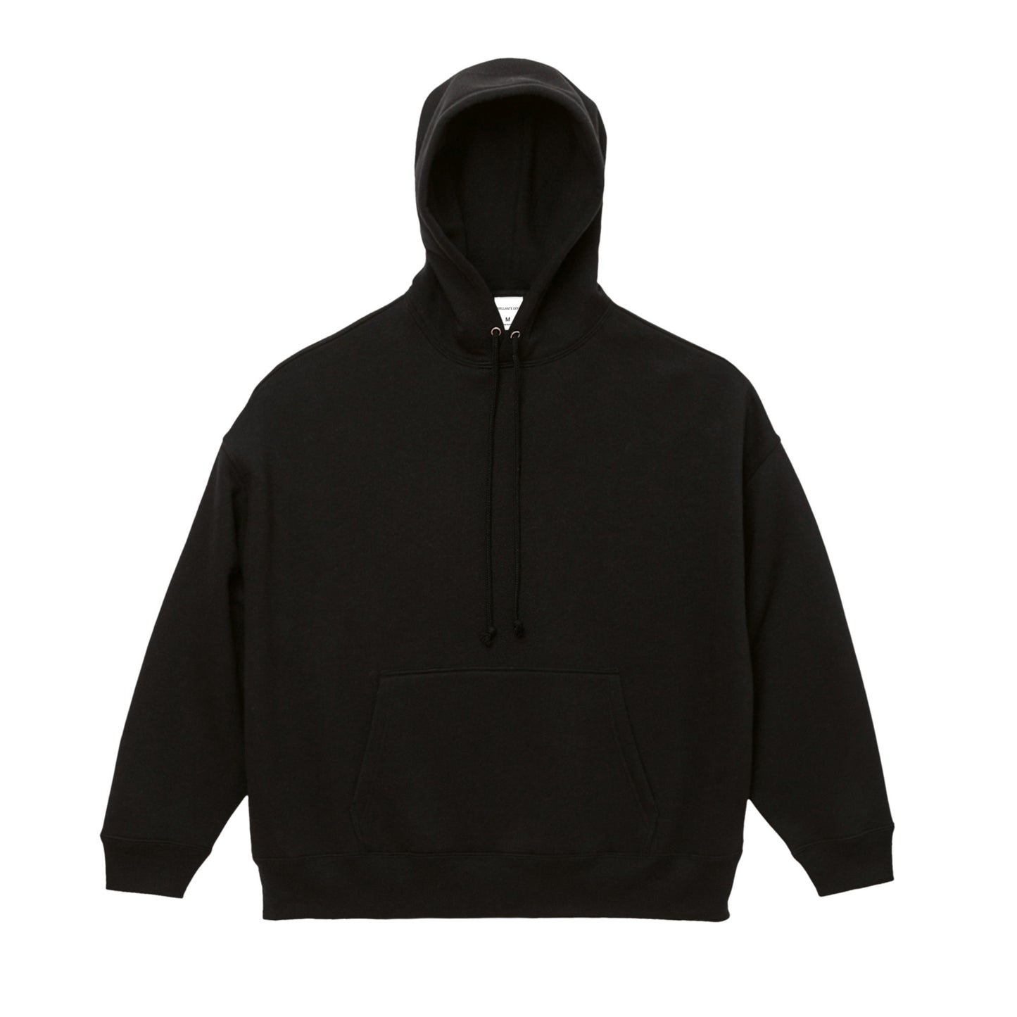BRILLANTE DEFIビッグシルエット バックロゴ プルオーバー パーカ black image
