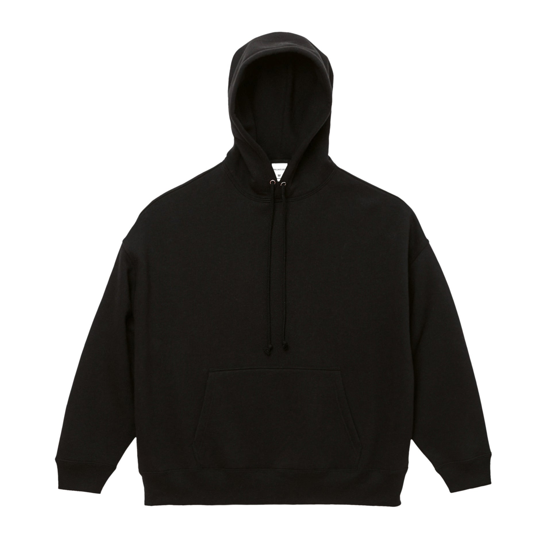 BRILLANTE DEFIビッグシルエット バックロゴ プルオーバー パーカ black image