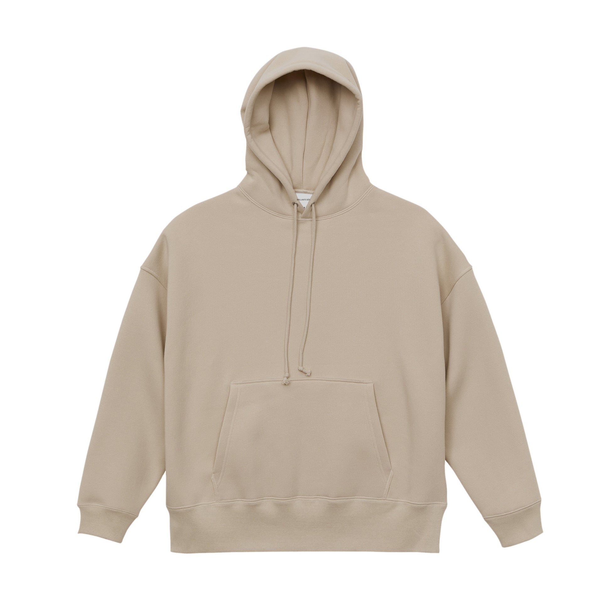 BRILLANTE DEFIビッグシルエット バックロゴ プルオーバー パーカ sand-beige image