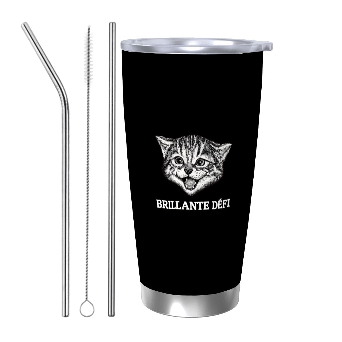 BRILLANTE DÉFI ブラック ステンレスタンブラー　cat