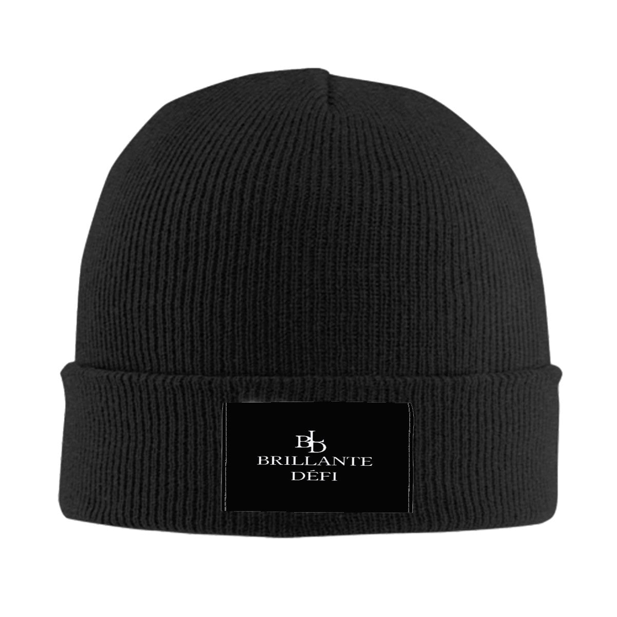 BRILLANTE DEFI ロゴパッチ ニットビーニー　全４カラー（unisex）