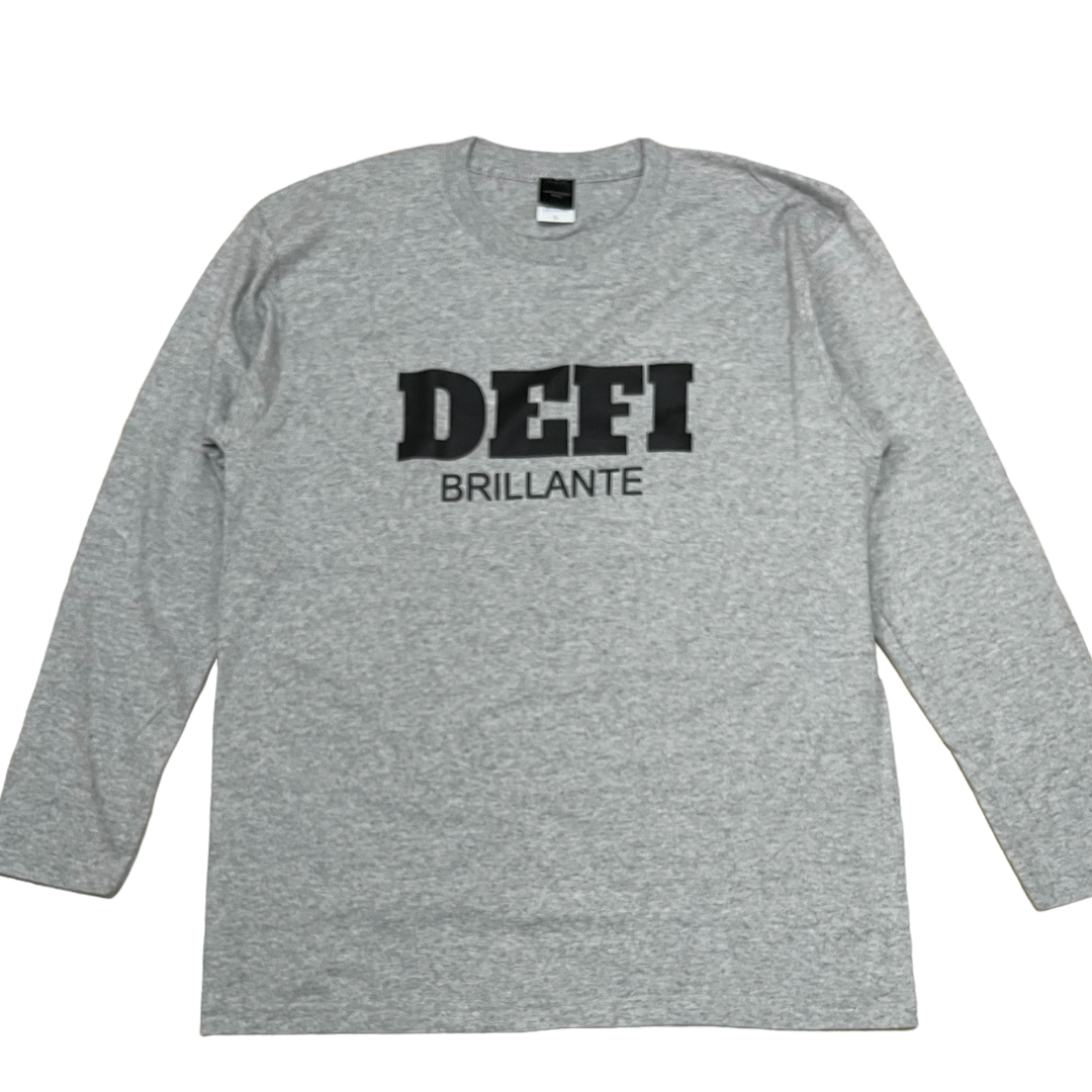 DEFIビックロゴBRILLANTE 長袖Tシャツ　