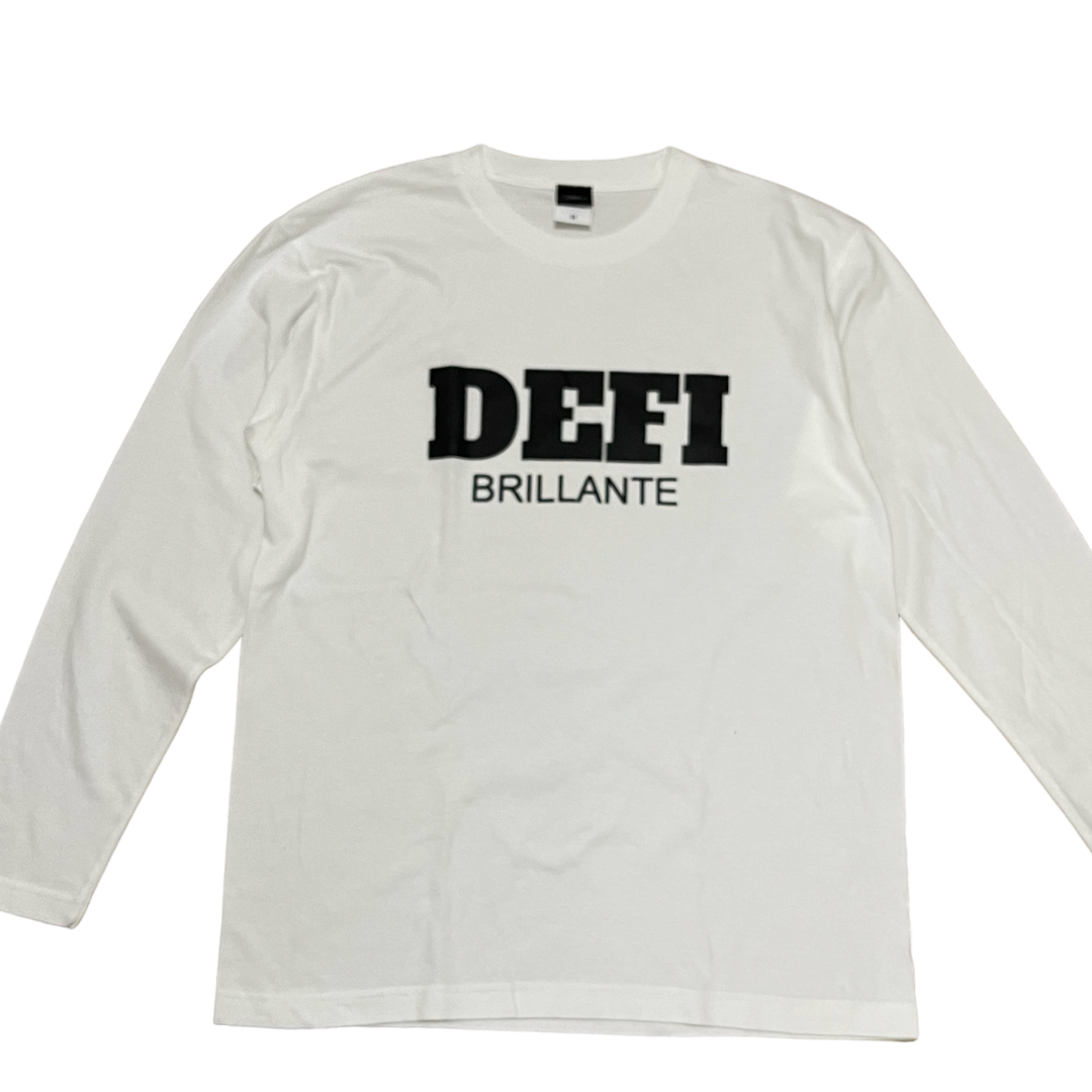 DEFIビックロゴBRILLANTE 長袖Tシャツ　