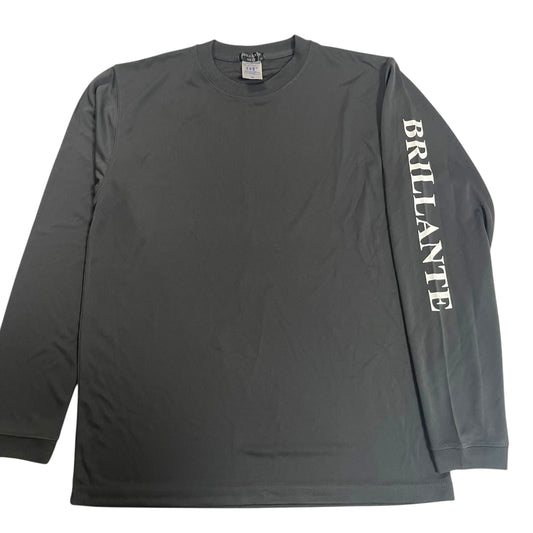 [[SALE]]SPORTS WEARドライシルキータッチ ロングスリーブTシャツ(ガンメタル（グレー）