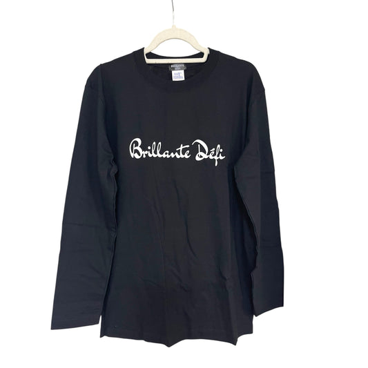 [[SALE]] BRILLANTE DEFI unisex　長袖Ｔシャツ（ブラック）