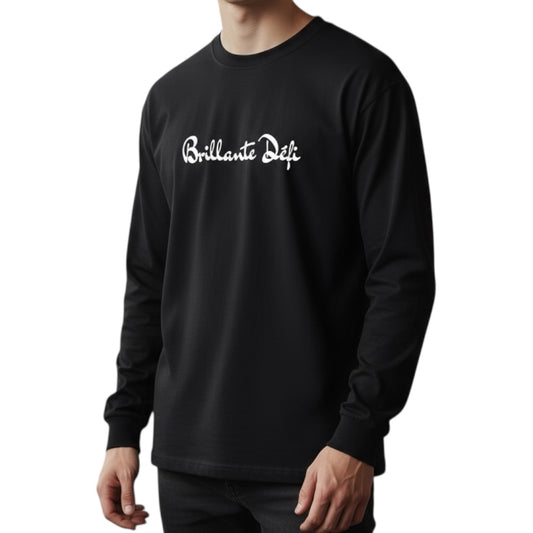 [[SALE]] BRILLANTE DEFI unisex　長袖Ｔシャツ（ブラック）