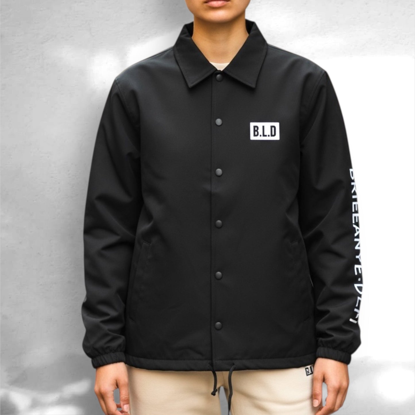 BRILLANTE DÉFI ありそうでなかったコットン ジャージー コーチ ジャケット(全３カラー）