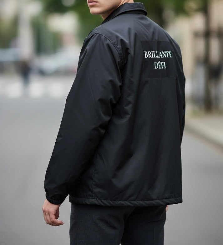 BRILLANTE DÉFI ナイロン コーチ ジャケット（裏地付）