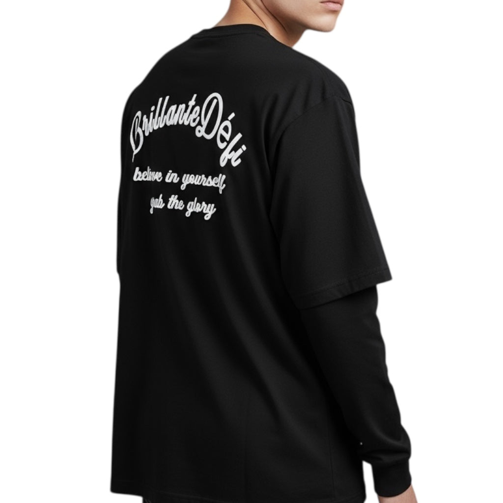 Back Print Long Tee