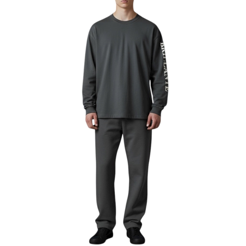 [[SALE]]SPORTS WEARドライシルキータッチ ロングスリーブTシャツ(ガンメタル（グレー）