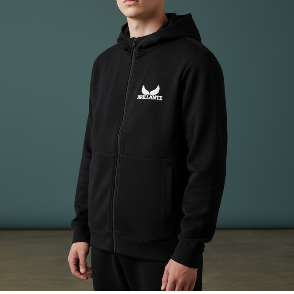 [[SALE]]  SPORTS WARE高機能ドライスウェットジップパーカー（ブラック