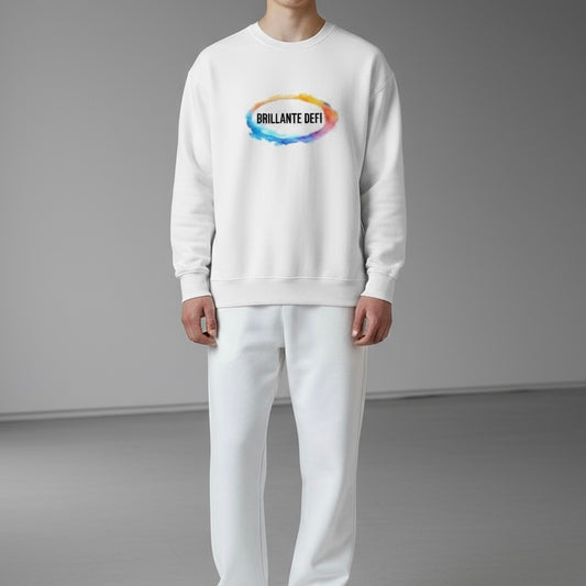 ☆[[SALE]]☆BRILLANTE DEFIレインボー クルーネックトレーナー