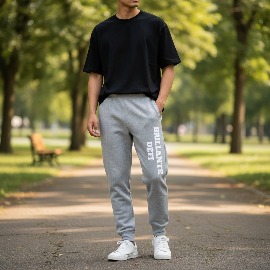 ☆[[SALE]]☆ BRILLANTE DÉFIロゴドライスウェットパンツ