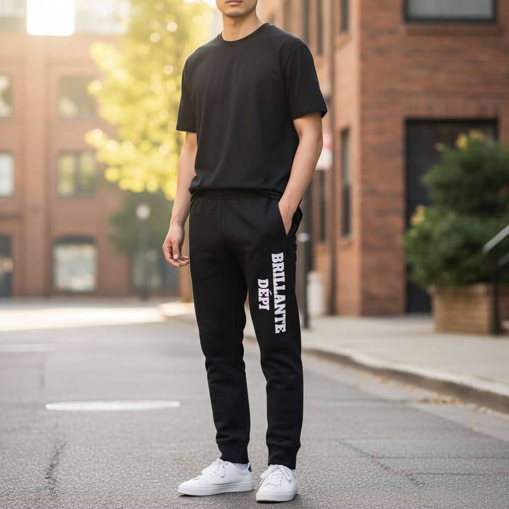 ☆[[SALE]]☆ BRILLANTE DÉFIロゴドライスウェットパンツ