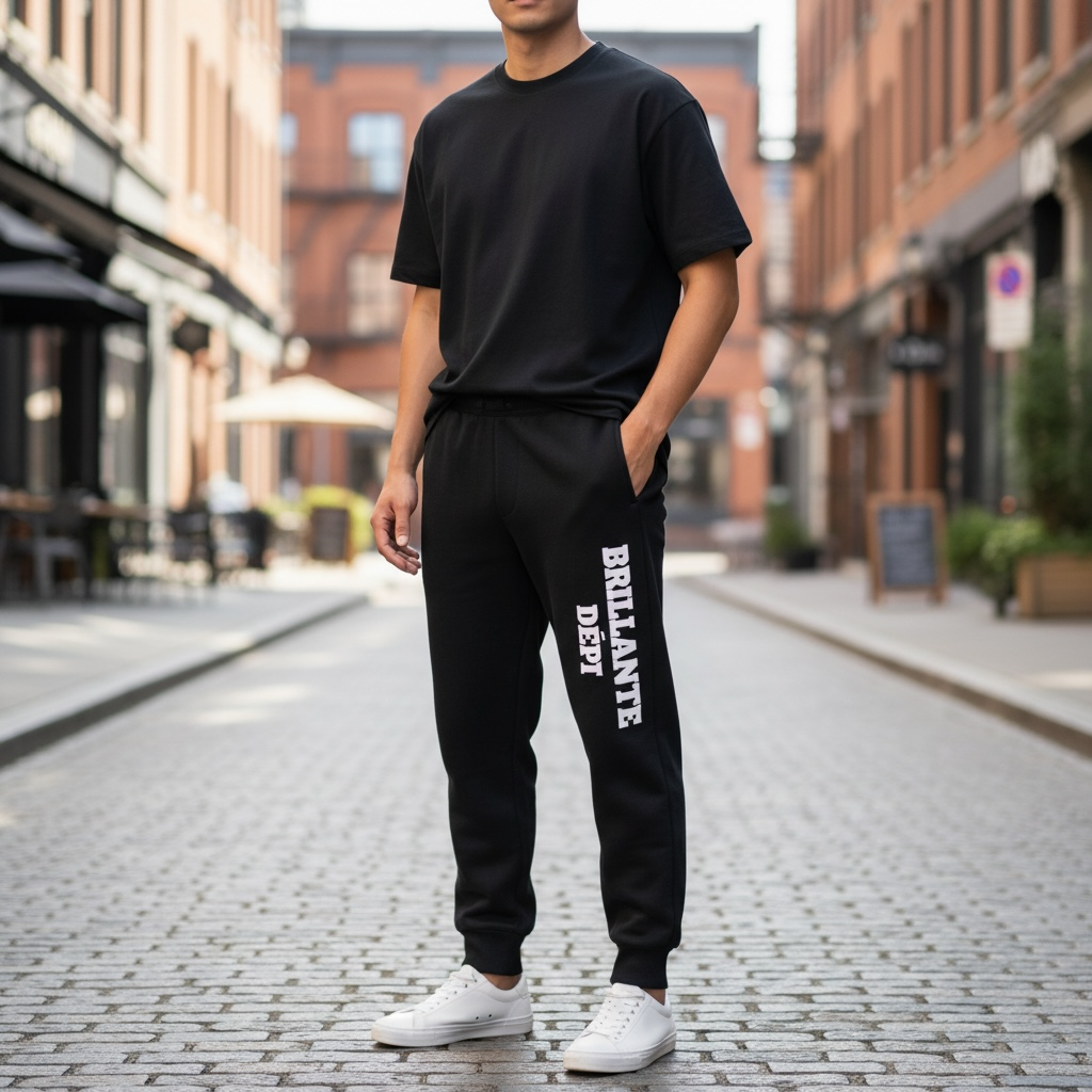 ☆[[SALE]]☆ BRILLANTE DÉFIロゴドライスウェットパンツ