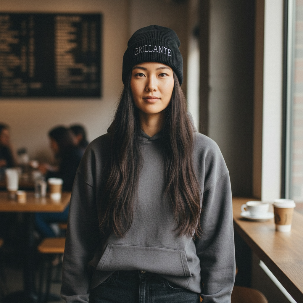 ☆[[SALE]]☆ 刺繍＊BRILLANTE ニット帽