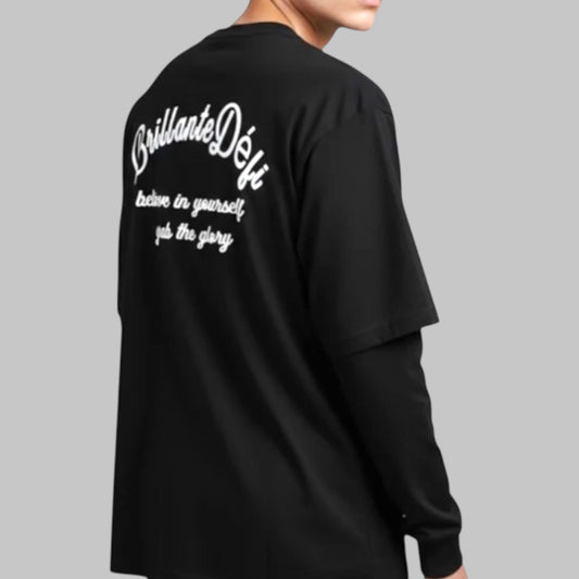 Back Print Long Tee