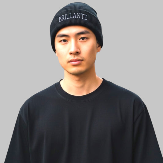 Embroidered Knit Cap