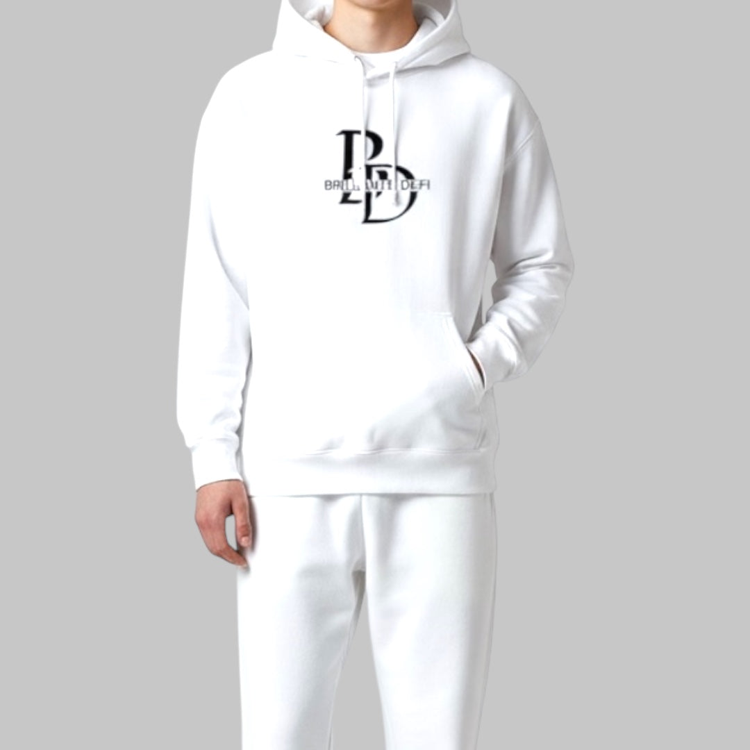 Pullover Hoodie -White