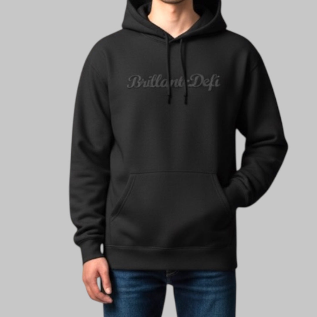 Back Logo Light Hoodie-White