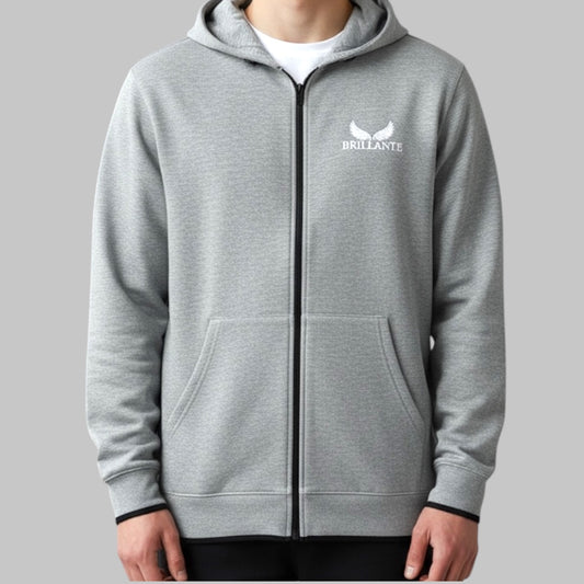 Dry Zip Hoodie-Gray