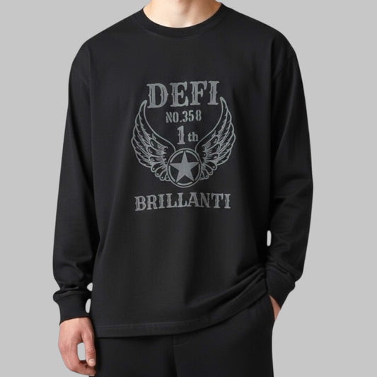 Wing Logo Long Sleeve Tee