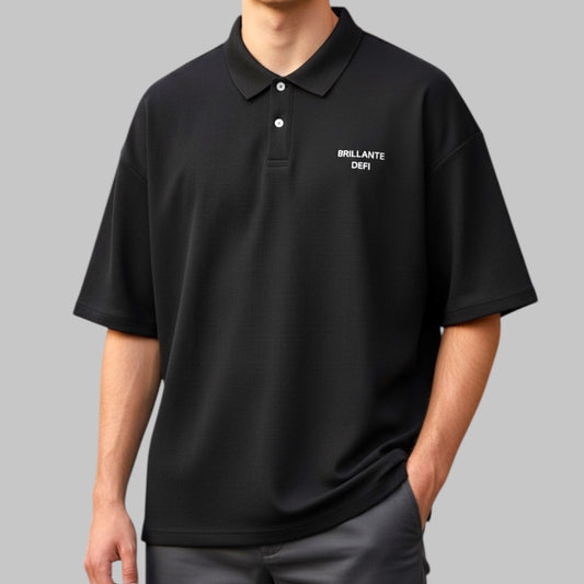 Waffle Polo Shirt