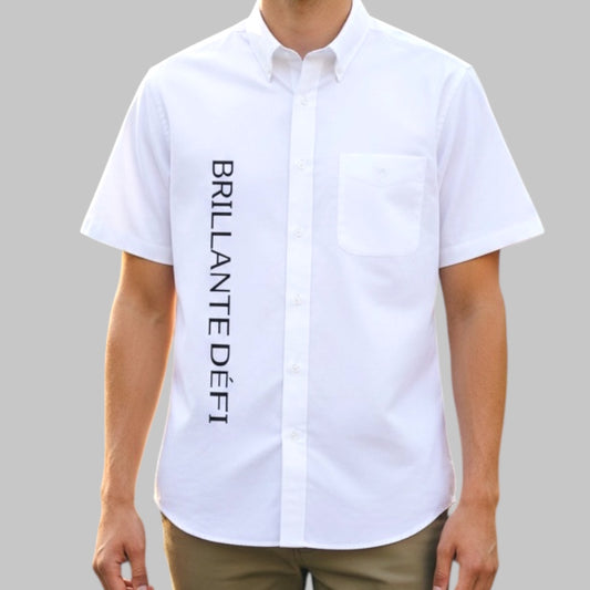 Vertical Logo Oxford Shirt