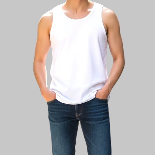 Easy Tank Top-White