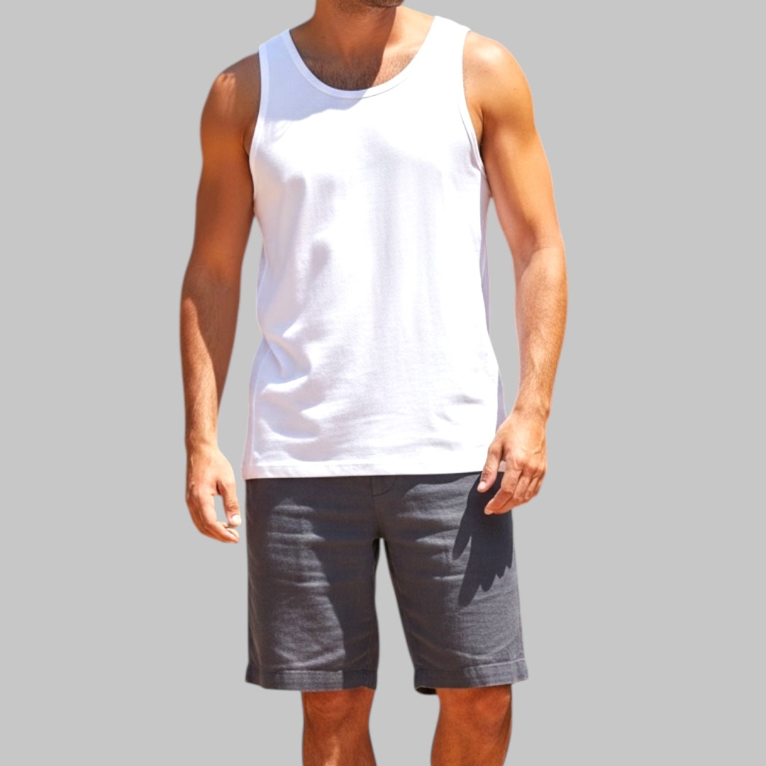 Easy Tank Top-White