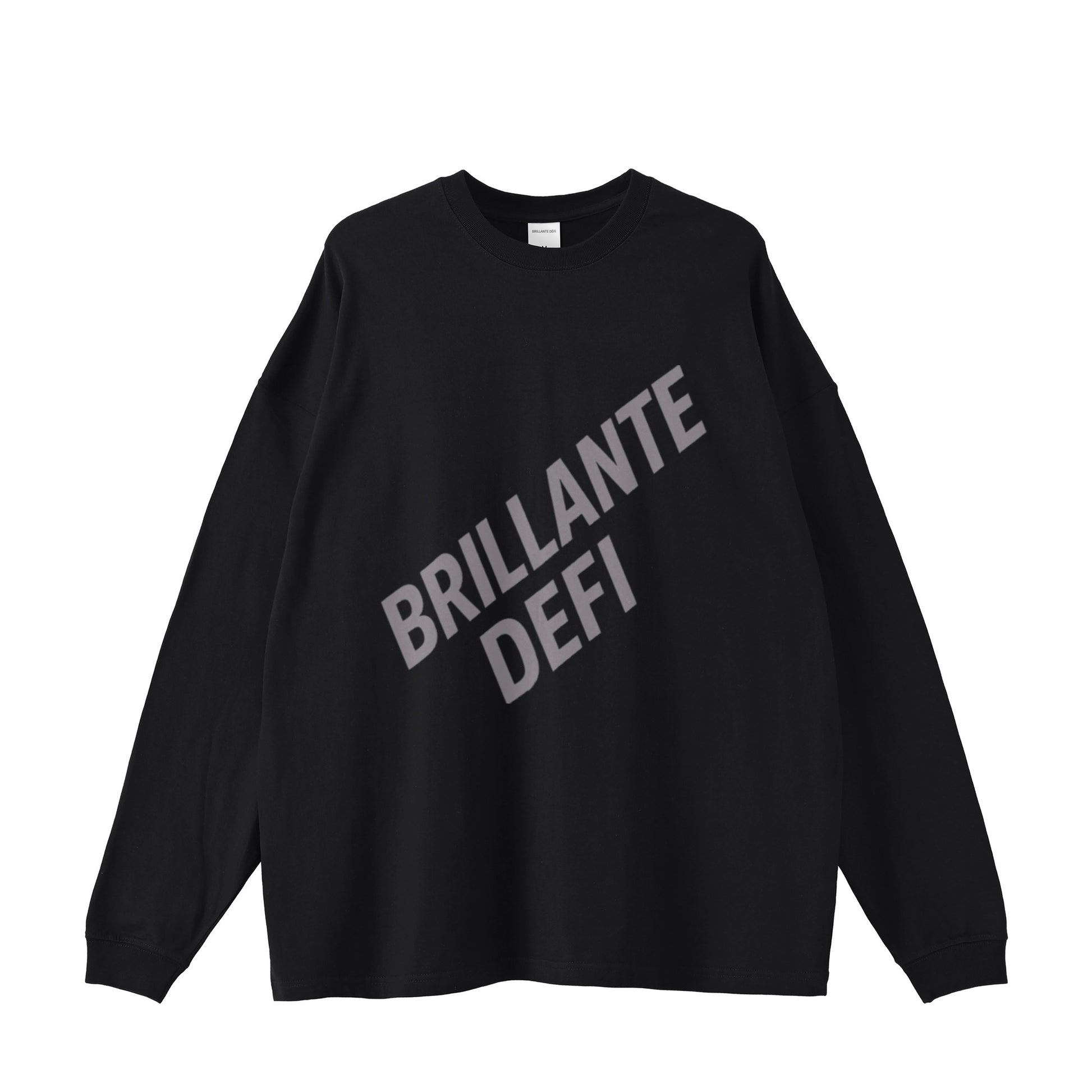 BRILLANTE DEFIビッグシルエット ロングスリーブunisex black image