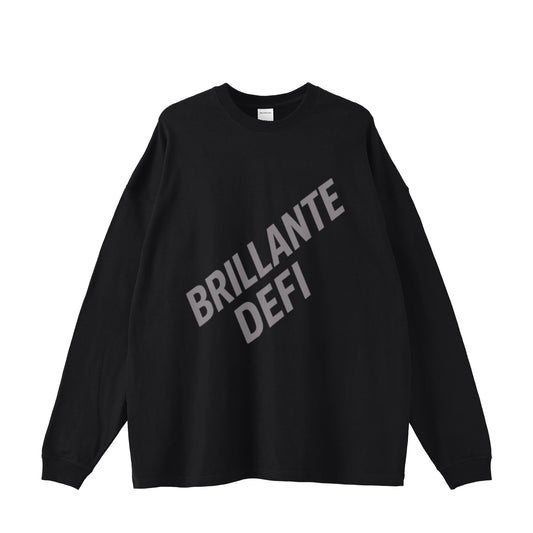 BRILLANTE DEFIビッグシルエット ロングスリーブunisex black image